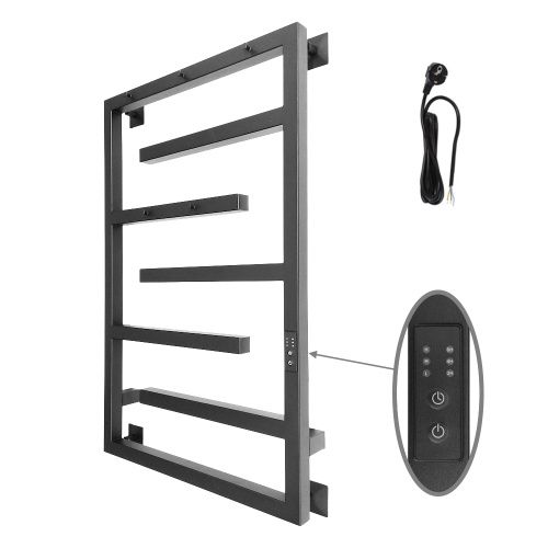 Полотенцесушитель Altasan ЛабиринтПроф ЛабиринтПроф5кр8050ЧМ подвесной 53х80 электрический черный муар