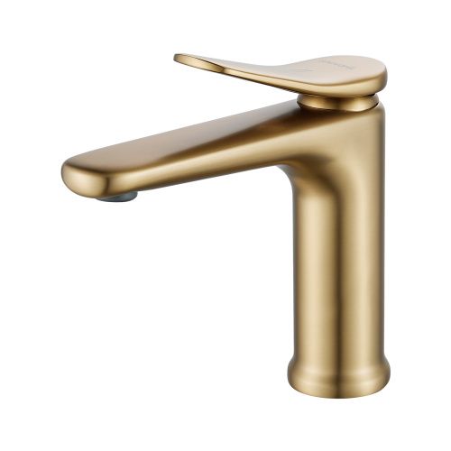 Смеситель Shevanik S4701G на раковину золото