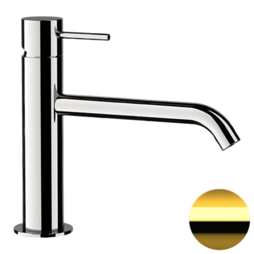 Смеситель Remer X Style X12ADO на раковину золото