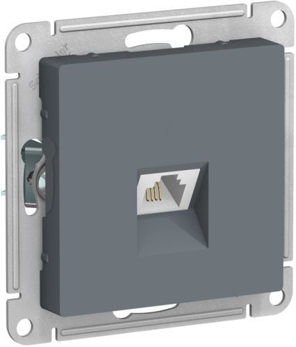 Розетка телефонная RJ11 Systeme Electric AtlasDesign (АтласДесигн) ATN000781