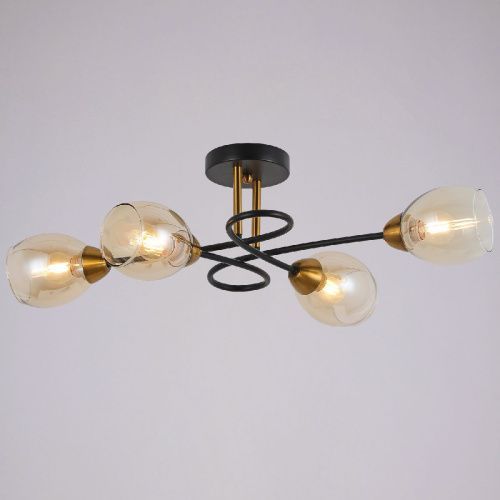 Люстра потолочная Illumico IL8263-4COU-79 BK GD Celeste