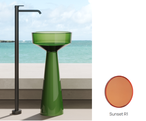 Раковина Dea Design Pedestal Basin 43 см DD2018 425 R1 напольная цвет оранжевый