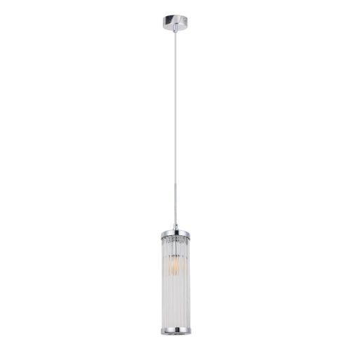 Светильник подвесной Crystal Lux Tadeo (Тадео) Tadeo SP1 D100 Chrome/Transparente