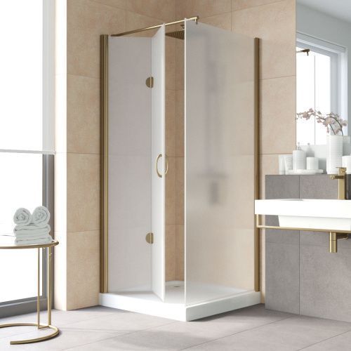 Душевой уголок Vegas-Glass GPS-Fis LUX GPS-Fis LUX 80*80 05 10 L 80х80 стекло матовое профиль бронза без поддона