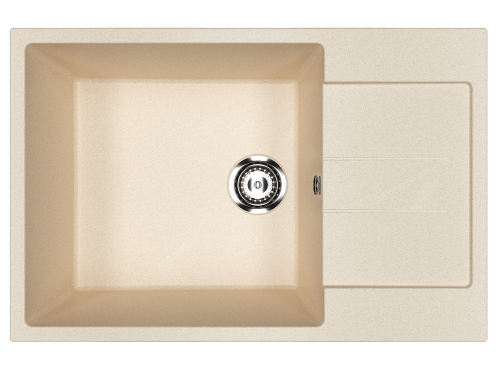 Кухонная мойка Ulgran Classic U-602-328 76х50 цвет бежевый