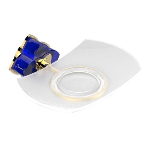 Мыльница THG Ptale de cristal bleu U6B-F01-500