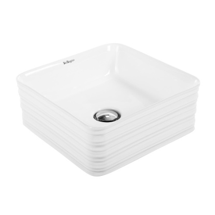 Раковина BelBagno 40 см BB1421 накладная цвет белый глянцевый