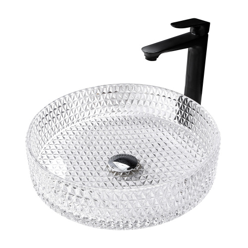Раковина Abber GLAS 40 см AK2301 накладная цвет прозрачный