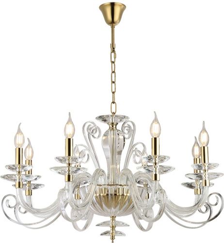 Люстра подвесная Newport 8570 8578/C gold polished