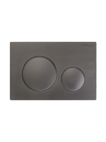 Клавиша смыва механическая BelBagno  BB-17C-GM цвет оружейная сталь