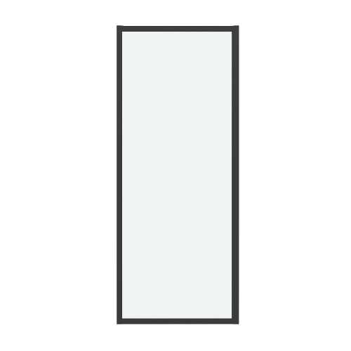 Боковая стенка Grossman Cosmo 200.K33.02.100.21.00 100x195 стекло прозрачное профиль черный матовый