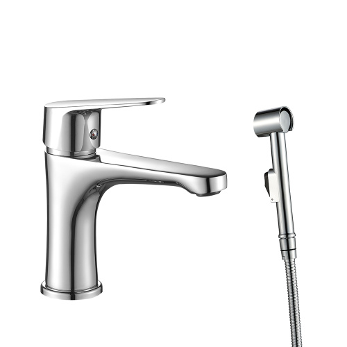 Смеситель с гигиеническим душем WesnaArt Nova NOV03-212 на раковину хром