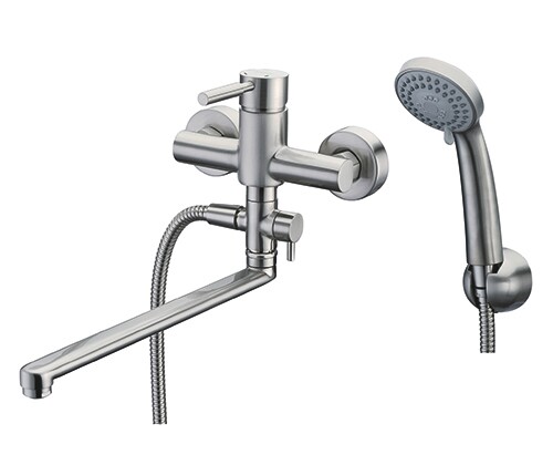 Смеситель для ванны WasserKRAFT Wern 4200 4202L настенный никель - фото 5