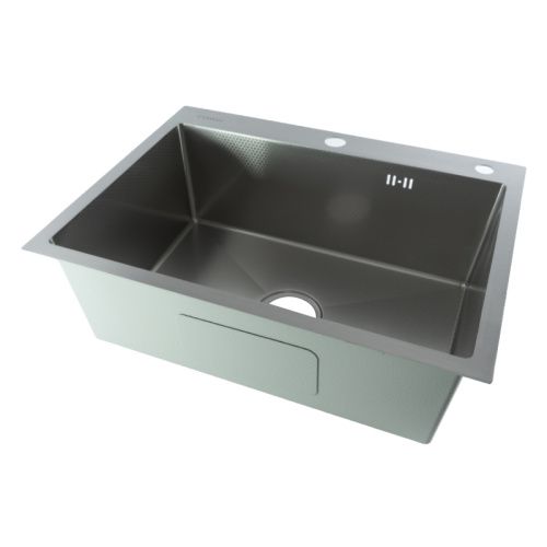 Кухонная мойка Fmark FSC6050L 60х50 цвет сатин поверхность матовая
