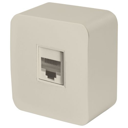Розетка RJ-45 1-местная Stekker София 49482