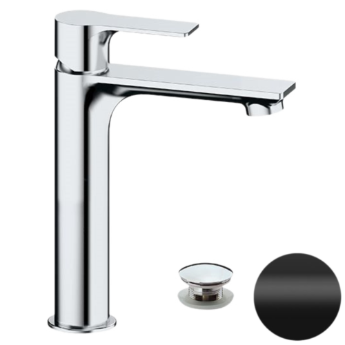 Смеситель Remer Energy EY10ACCNO на раковину черный