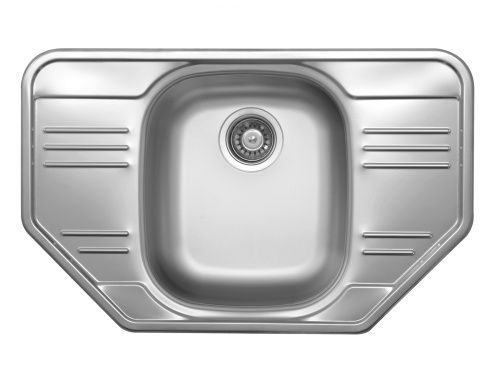 Кухонная мойка Ukinox Гранд GRL780.490 -GT8K 2C 49х78 цвет стальной поверхность рифленая
