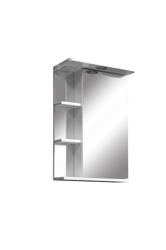 Зеркало-шкаф Stella Polar Концепт SP-00000043 55х24х70 подвесной цвет белый