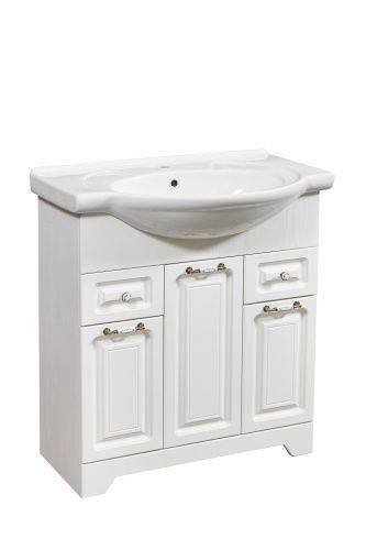 Тумба под раковину Stella Polar Кармела ольха SP-00000174 71х33х82 цвет белый