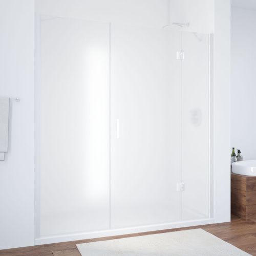 Душевая дверь Vegas-Glass AFP-F TUR+NOVO AFP-F NOVO 130 01 10 R 130х190 стекло матовое профиль белый