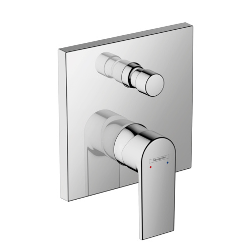 Смеситель для ванны и душа Hansgrohe Vernis Shape 71469000 встраиваемый в стену хром