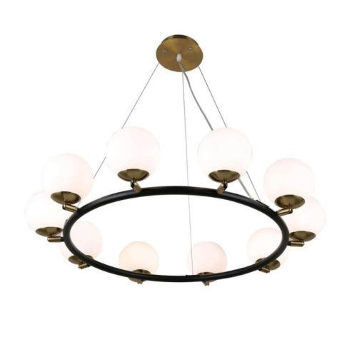 Светильник подвесной Lumina Deco Modica (Модица) LDP 6032-10 BK+MD