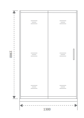 Душевая дверь GOOD DOOR SPIRIT СП00020 130x190 стекло прозрачное профиль хром - фото 2