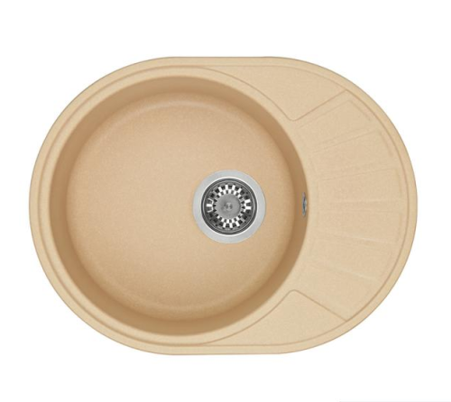 Мойка кухонная Aquaton Чезана 1A711232CS260 56,8х43,7 цвет латте