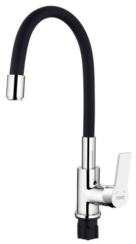 Смеситель для кухни Esko Coral CL 519 B на мойку черный/хром