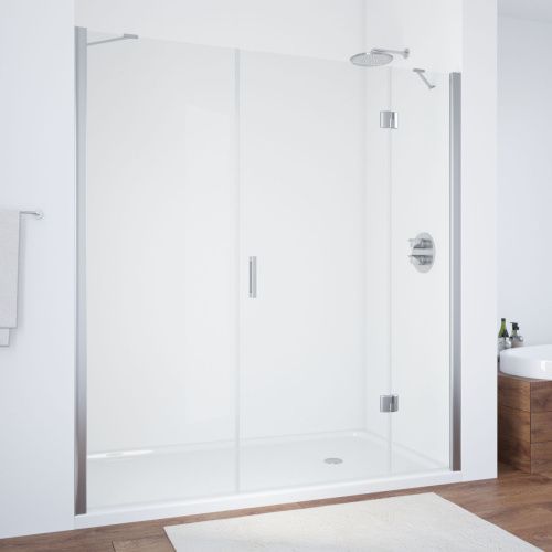 Душевая дверь Vegas-Glass AFP-F TUR+NOVO AFP-F TUR NOVO h1890 140 08 crystalvision R 140х190 стекло прозрачное профиль хром