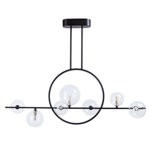 Люстра потолочная Arte Lamp Saturn (Сатурн) A7791SP-59BK