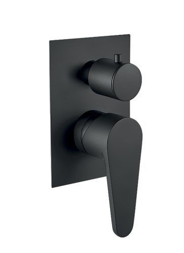 Смеситель для ванны и душа Fiore 88NN7501 настенный черный