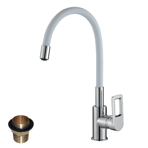 Смеситель для кухни Rossinka Z Z35-35U-White на мойку хром