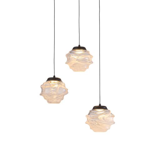 Светильник подвесной Delight Collection MD25030003-3A matt black/clear