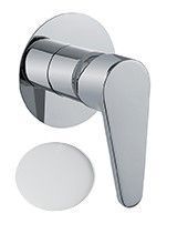 Смеситель для ванны и душа Fiore 88BB7565 настенный белый