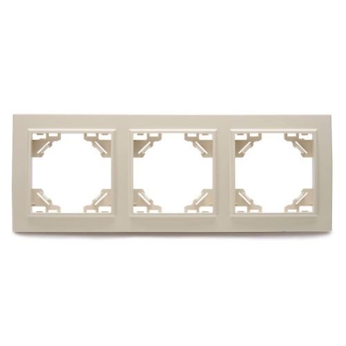 Рамка трехместная горизонтальная Stekker PFR00-9003-02 39242