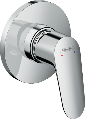 Смеситель Hansgrohe 31961000 настенный встраиваемый хром без термостата