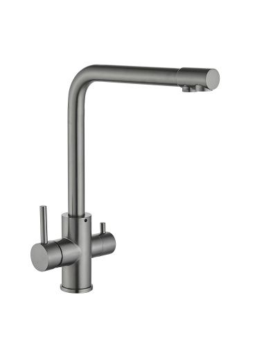 Смеситель для кухни Fmark FS0862Q на мойку графит