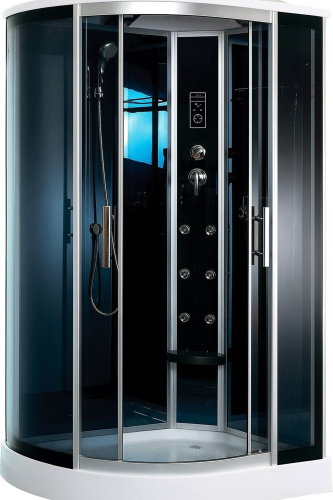 Душевая кабина Timo Standart T-1102R 120х85 асимметричная с крышей ориентация правая