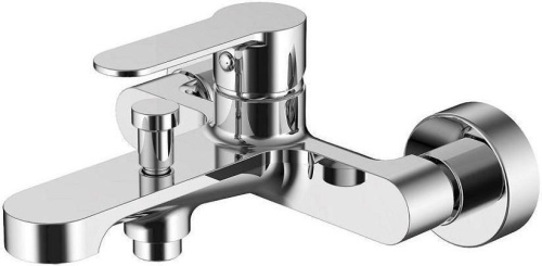 Смеситель для ванны с душем Aquanet Passion AF300-20С настенный хром без термостата