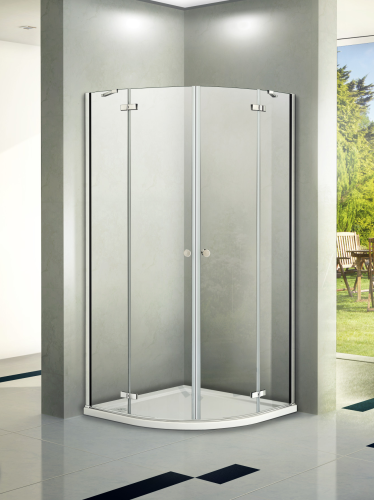 Душевой уголок WeltWasser WW200 10000002935 90х90 стекло прозрачное профиль хром без поддона