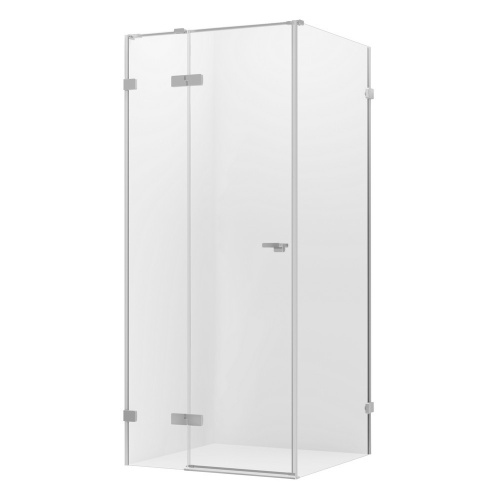 Душевой уголок New Trendy EVENTA Chrome EXK-4483 100х100 стекло прозрачное профиль хром глянцевый без поддона