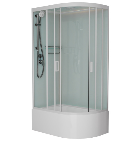 Душевая кабина Frank 135009 120х80 с крышей ориентация левая Душевая кабина Frank 135009 120х80 с крышей ориентация левая