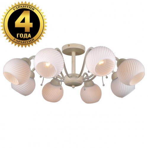 Люстра на штанге Natali Kovaltseva 75146 75146/8C BEIGE GOLD