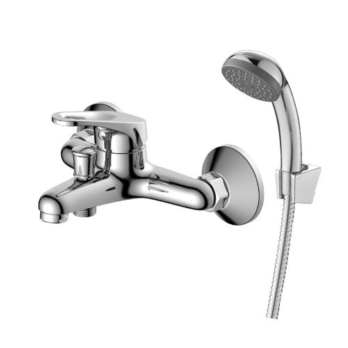 Смеситель для ванны и душа Decoroom DR21 DR21035 настенный хром