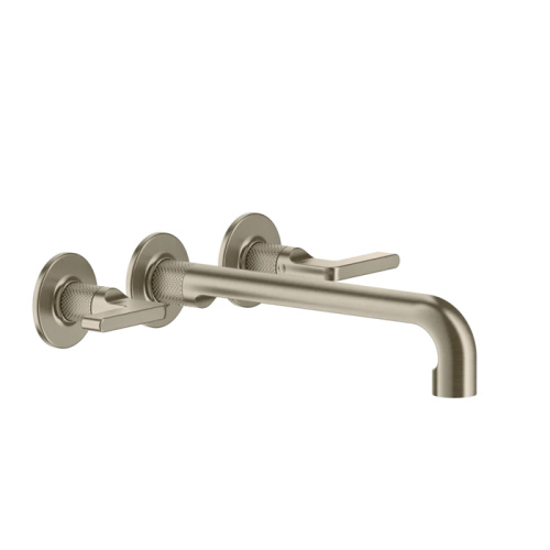 Смеситель для раковины Gessi Inciso 58092#149 встраиваемый в стену никель (внешняя часть)