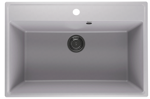 Кухонная мойка Ulgran Quartz Forte 760-04 76х51 цвет платина