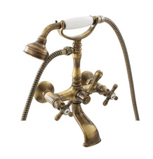 Смеситель для ванны и душа MORAVA RETRO MK160.5/2SM настенный бронза