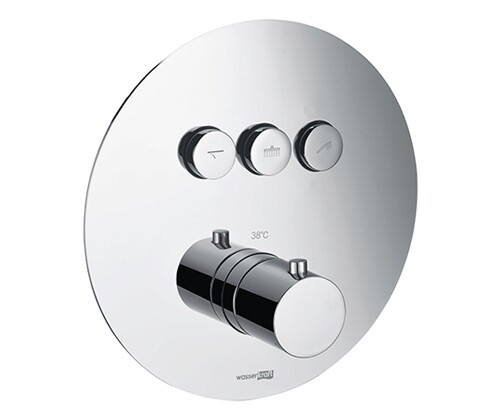 Смеситель для ванны и душа WasserKRAFT Dinkel 5800 5844 встраиваемый хром