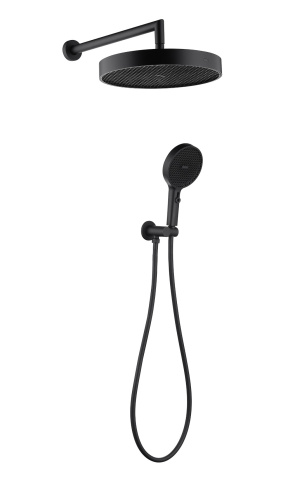 Душевой гарнитур Boheme Cell 427-B настенный черный Душевой гарнитур Boheme Cell 427-B настенный черный